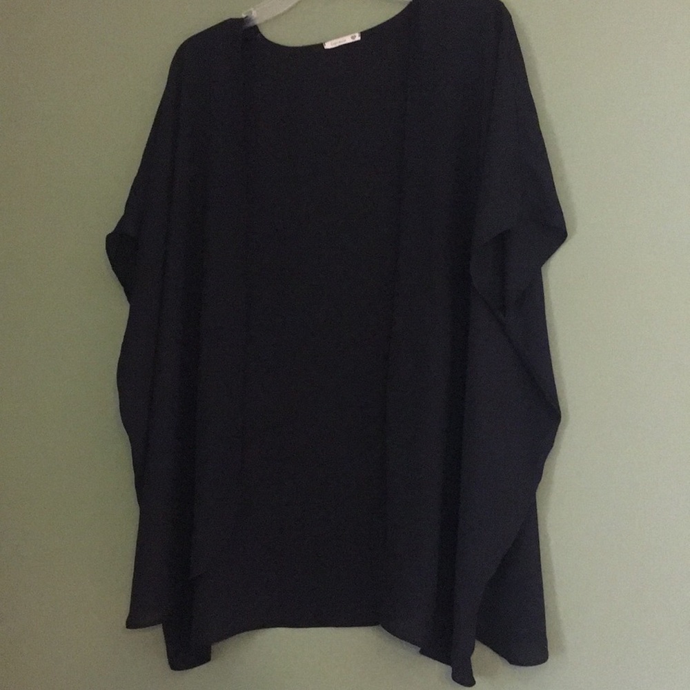 Soprano S/M sheer half sleeve kimono cardigan